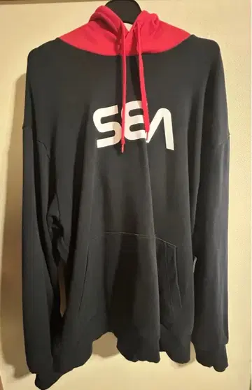 [ 새상품급 ] 윈드앤씨 WINDANDSEA 후드티 블랙