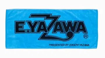 야자와 에이요시 [ 페이스 타월 (로고) 블루/블랙 ]