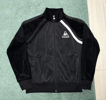 [ le cog sportif ] 벨로아 트랙 자켓 블랙 M 90s