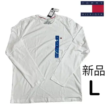 TOMMY HILFIGER 긴팔 T셔츠 화이트 L 사이즈 새상품