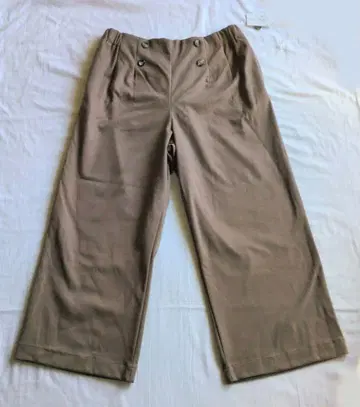 [ 새상품 ] 브라운 와이드 팬츠 더블 버튼 LL 사이즈 따뜻한 겨울