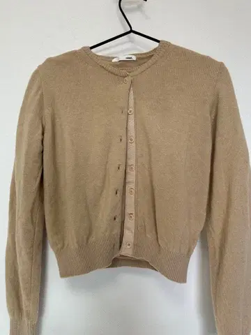 [캐시미어] 가디건 스웨터 S