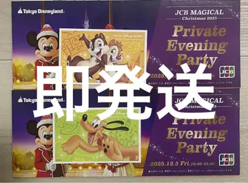 JCB 디즈니랜드 MAGICAL Christmas 대관 티켓 2매