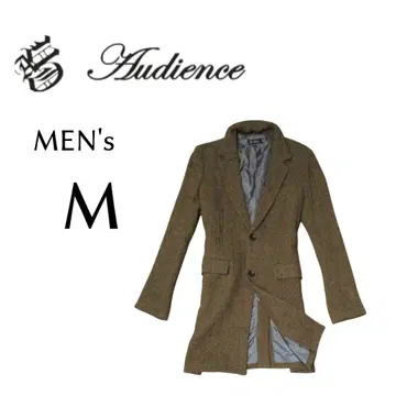 M 사이즈 AUDIENCE 오디언스 울 체스터 코트 브라운