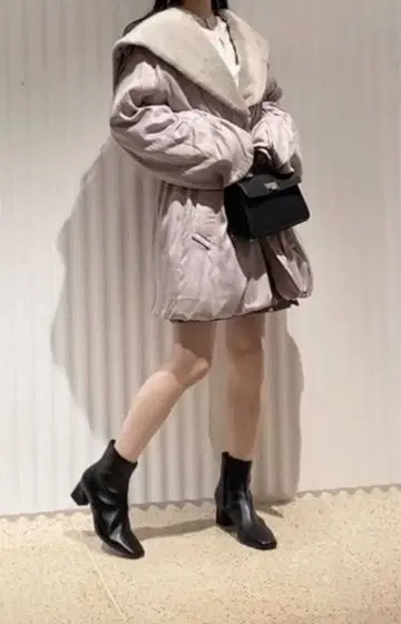 SNIDEL 후드 부착 다운 자켓