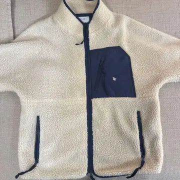 BAYFLOW 플리스 자켓 크림/네이비