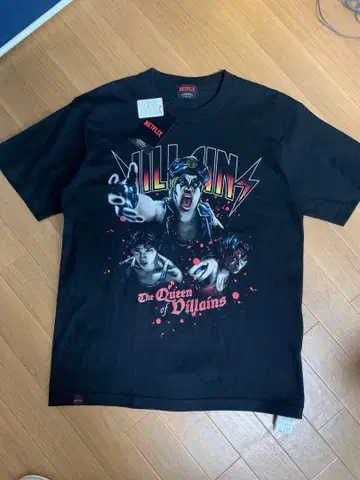 Netflix 극악여왕 T셔츠 블랙 사이즈 L 택 포함 새상품
