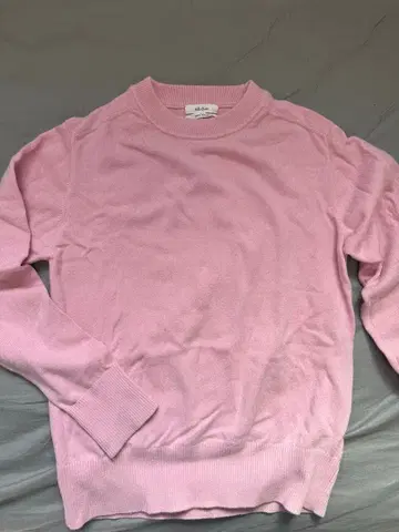 [새상품급] Mila Owen 핑크 울 블렌드 긴팔 니트