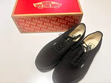 최종 가격 인하 VANS 오센틱 블랙 스니커즈