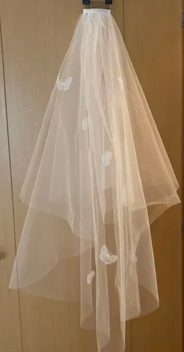 EFV-PAPILLON 웨딩 베일 나비 자수