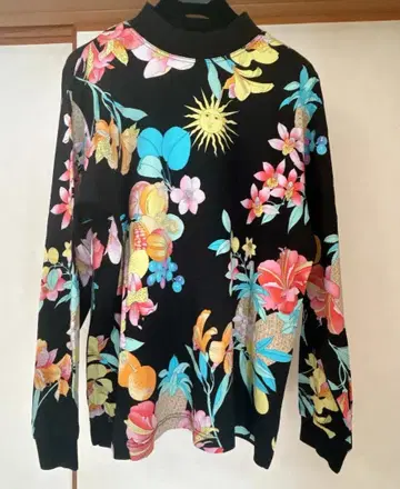 LEONARD SPORT 플라워 프린트 하이넥 ( L )