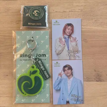 미세스 그린 애플 Ringo Jam 키링, 핀 배지, 카드 세트