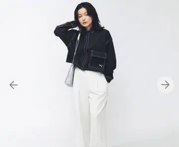 PUMA 우븐 LS 셔츠 아우터 M 사이즈