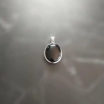 실버 925 오닉스 펜던트 탑