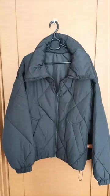 다이아 퀼트 블루종