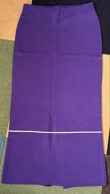 LEPSIM 12 게이지 자카드 니트 스커트