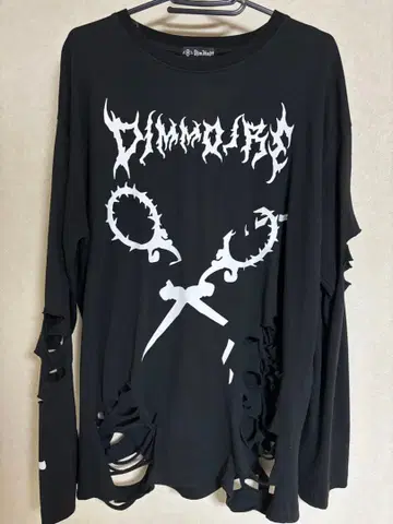 DimMoire 디모아르 데미지 롱T셔츠