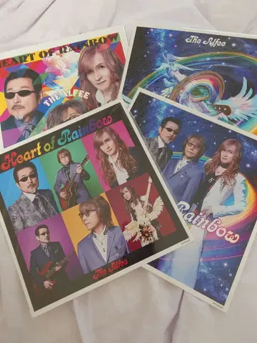 The Alfee Heart of Rainbow 4장 메가 재킷 포함