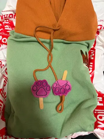 아베일 디즈니 콜라보 주토피아 닉 후드티