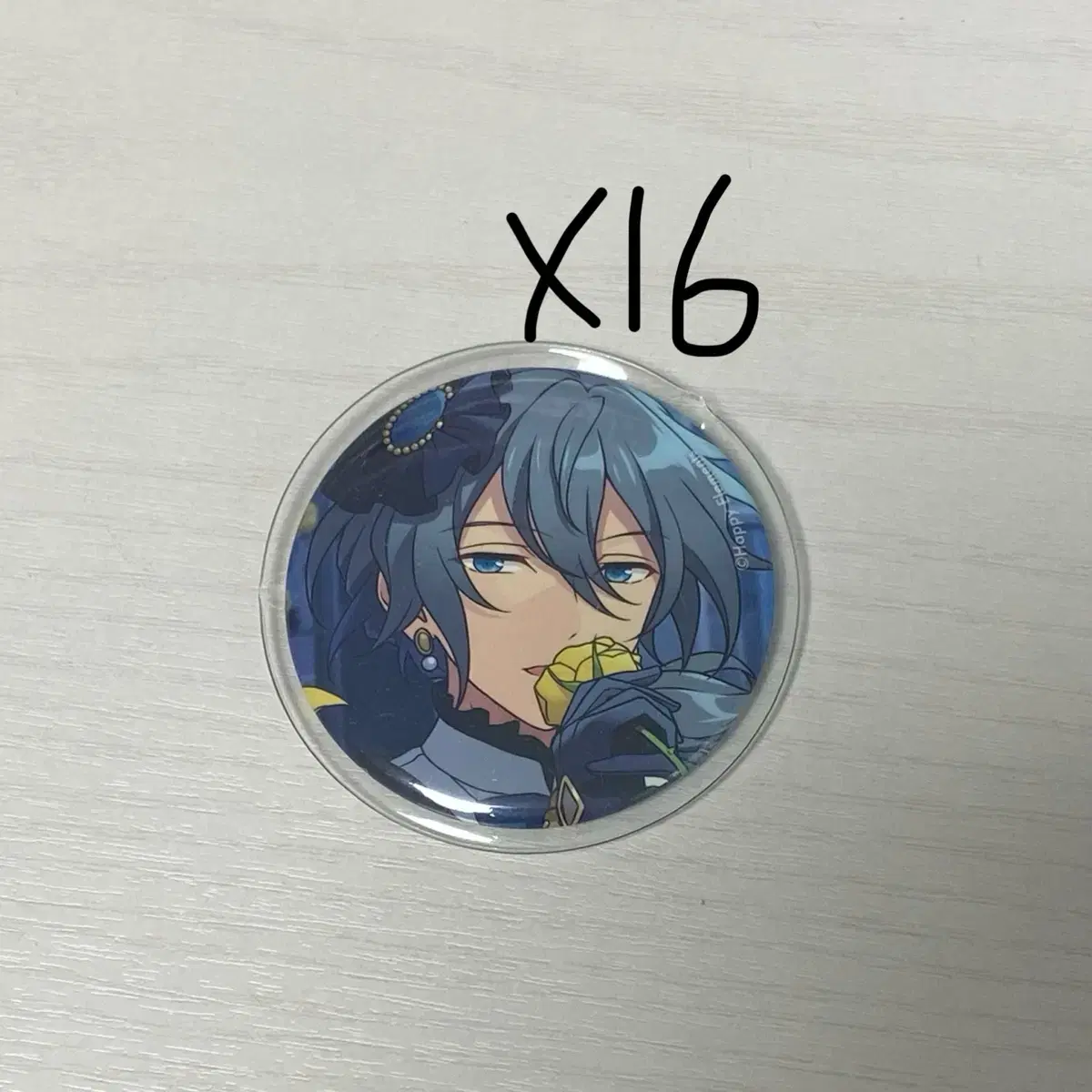 Ensemble Stars Shiina Niki Ibex Core Can Badge January Cross Flower of the Festival