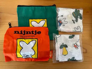 [ 4개 세트 ] 미피 가챠가챠 세트 파우치 반다나 가챠