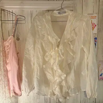 ZARA 블라우스 아이보리