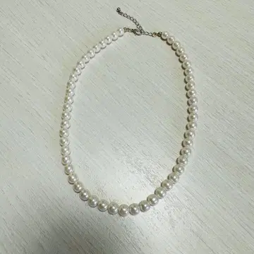 그린 라벨 릴랙싱 펄 목걸이 관혼상제 결혼식 액세서리