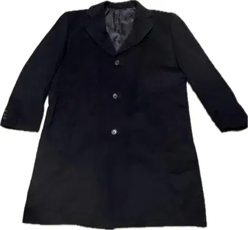 남성용 캐시미어 체스터 코트 블랙 3L