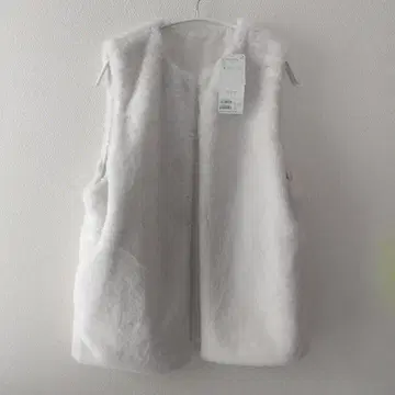 미사용 새상품 Discoat 퍼 베스트