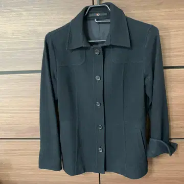 DAKS 블랙 울 자켓 울 캐시미어 혼합 38 빅