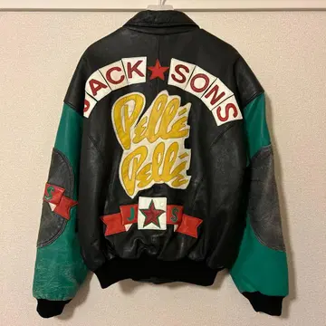 페레페레 가죽 자켓 90's 90년대 나인티즈 데드스탁