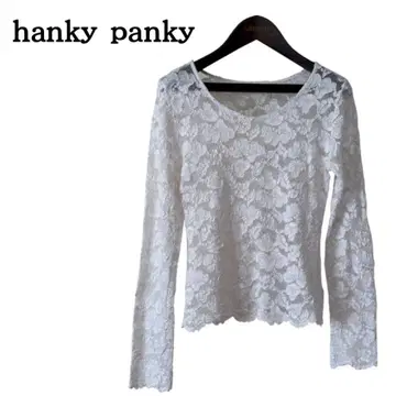 [ hanky panky ] 레이스 롱 슬리브 S 사이즈 화이트
