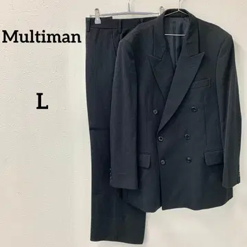 Multiman 더블 수트 블랙 94A6 남성용