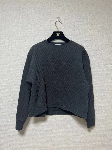 UNITED ARROWS 다크 그레이 맨투맨 트레이닝복