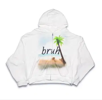 HAUNTEDSTARBUCKS BRUH AIRBRUSHED HOODIE