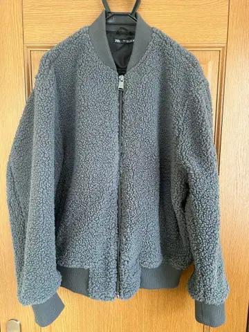 ZARA 자라 남성용 보아 집업 봄버 자켓