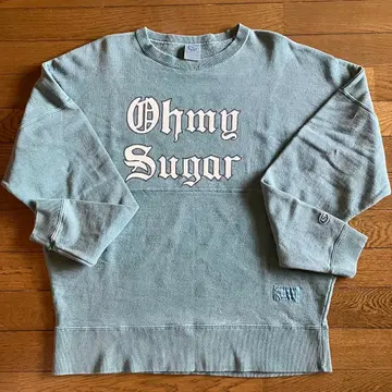 Sugar&Co. 박스 맨투맨 Ohmy Sugar Green