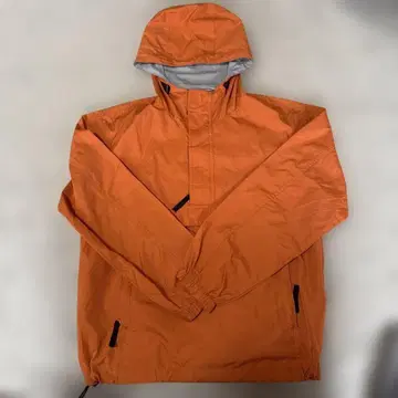 90s 네이비 택 UNIQLO 후드 부착 나일론 자켓 S 오렌지