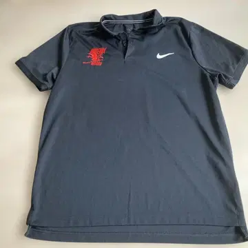 피케 셔츠 블랙 PHOENIX UNIVERSITY