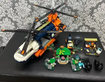 LEGO 60437 정글 탐험 헬리콥터 고릴라 등
