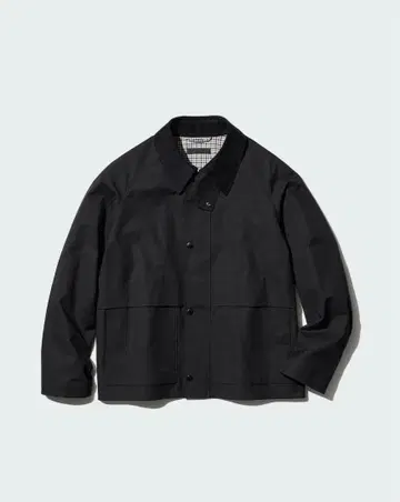 유니클로 유틸리티 숏 블루종 블랙 XL