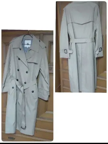 트렌치코트 롱 기장 베이지 LL 13호 가을/겨울 봄 엘레강트