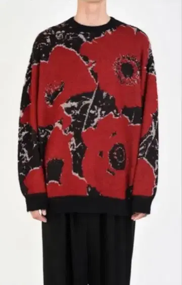 LAD MUSICIAN BIG PULLOVER 총무늬 니트