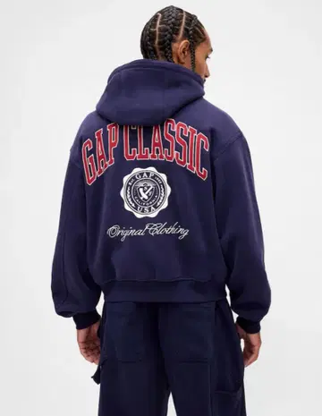GAP 클래식 네이비 후드티 후드