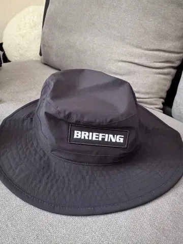 미사용 새상품 BRIEFING 브리핑 블랙 버킷 햇