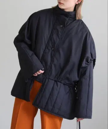 selectMOCA 셀렉모카 레이어드 퀼팅 자켓 블랙