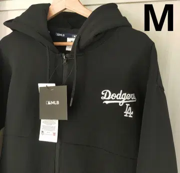 다저스 후드티 트레이닝복 지퍼 상의 M 사이즈 블랙