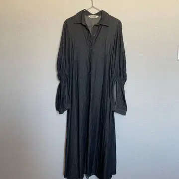 피누에 PINU 데님 롱 원피스