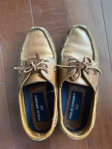 POLO SPORT 브라운 데크 슈즈 90s