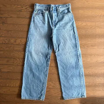 GU 라이트 블루 스트레이트 데님